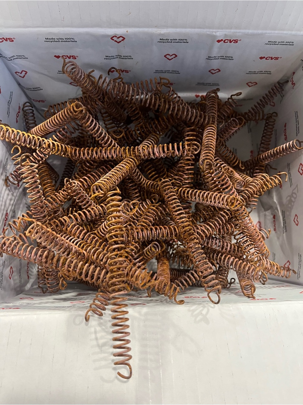 Rusty Metal Coil Springs - Lot of Decorative Rusted Springs